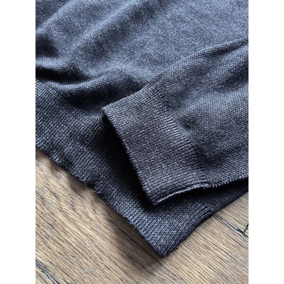 TOMMY BAHAMA Reversible Grey/Black 1/4 Zip Pima Cotton Sweater sz XXL - Picture 12 of 15